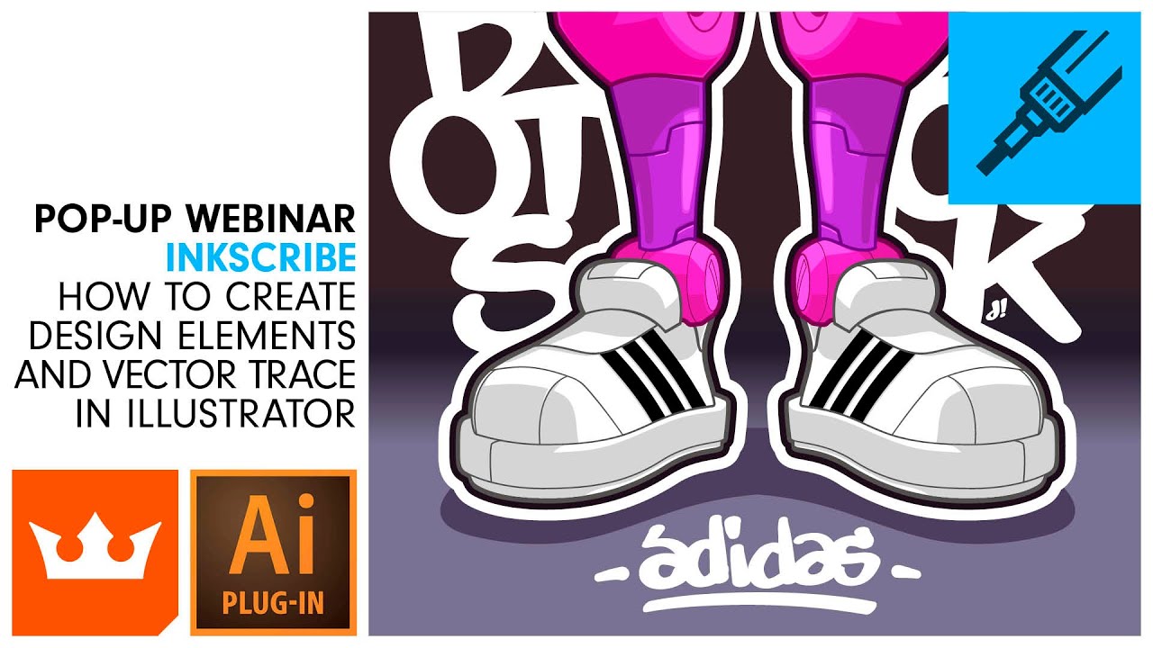 How to Create Design Elements and Vector Trace in Illustrator | Webinar | INKSCRIBE