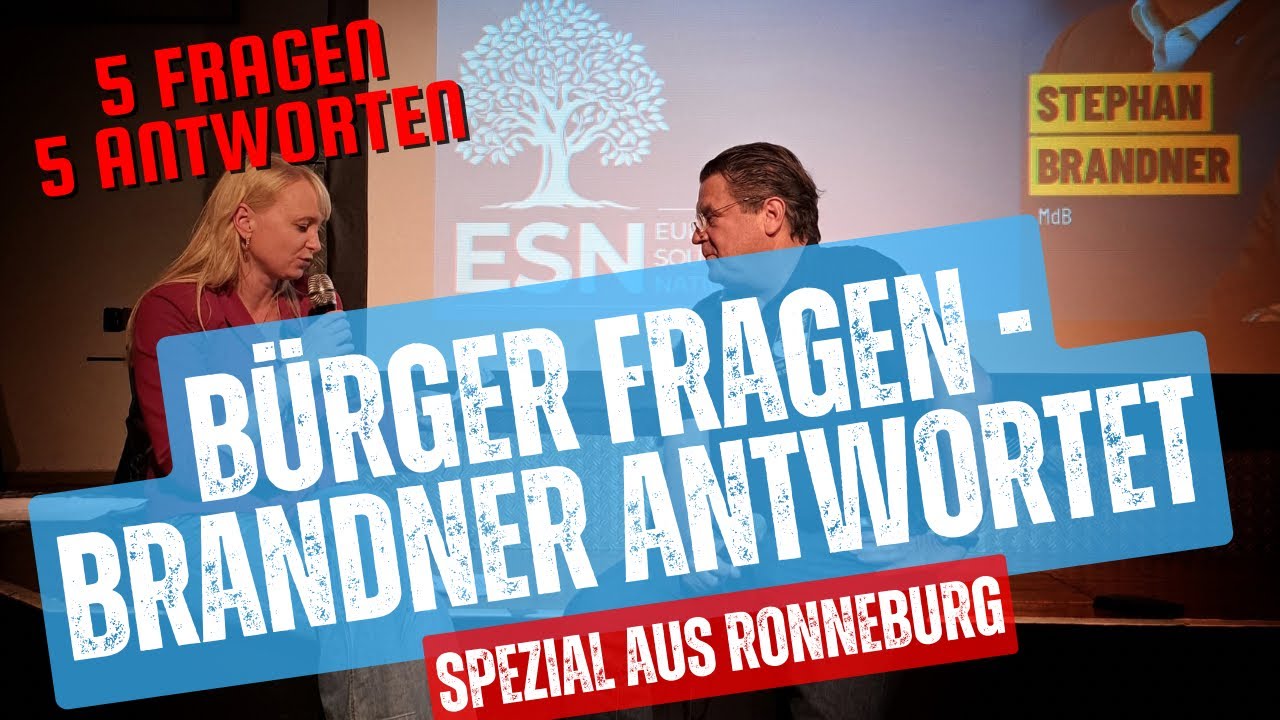 5 Fragen - 5 Antworten spezial: B&uuml;rger fragen - Brandner antwortet