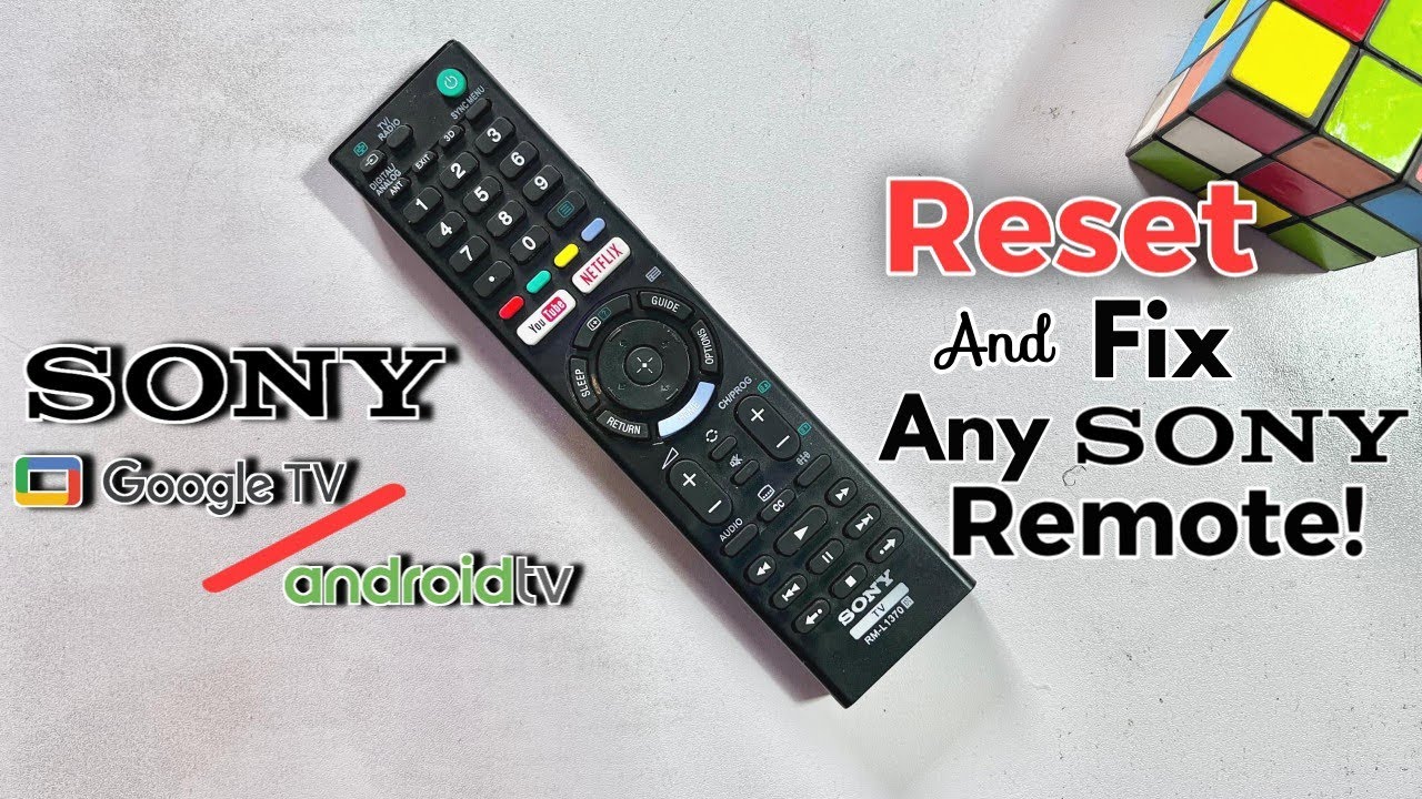 How to Reset Sony Remote Control | Fix Remote Not Working Problem