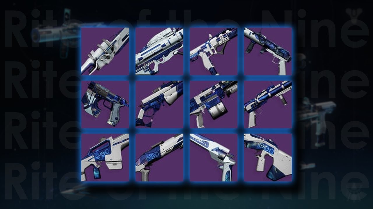 The Rite of the Nine weapons are... kinda mid.