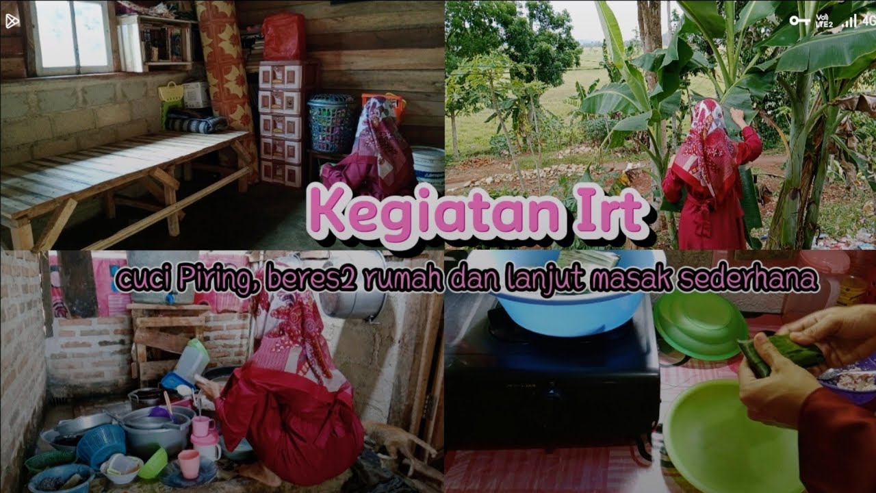 Kegiatan Irt pagi hari || cuci piring, beres2 rumah lanjut masak sederhana untuk tambahan menu