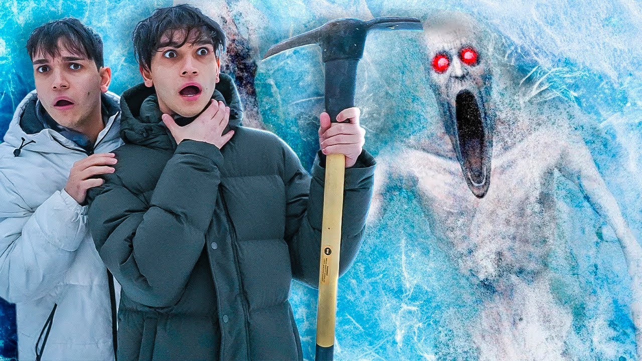 I Caught a Dangerous Monster Trapped Under The Ice!