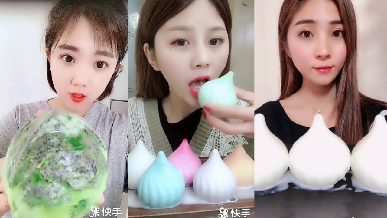 Sütlü Buz Yemek Videoları - #168 ASMR (Frozen Milk Eating)