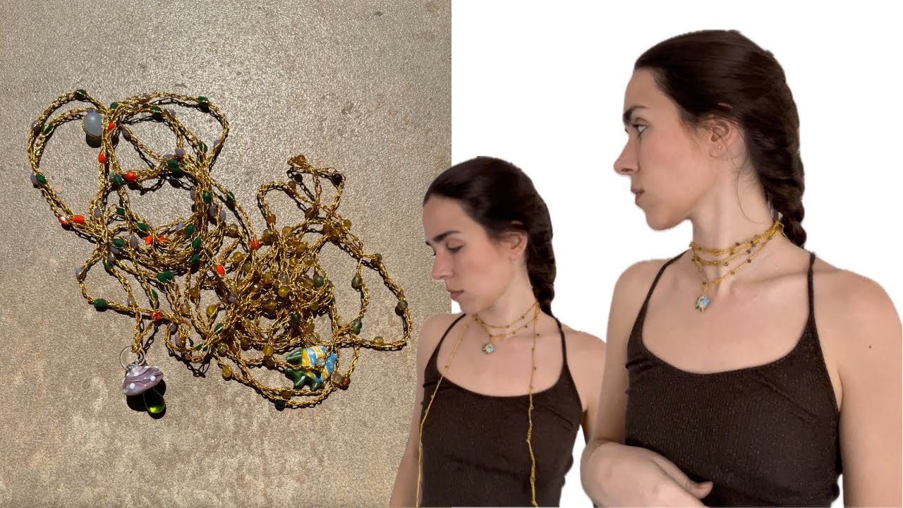 Collar de ganchillo - Tutorial paso a paso