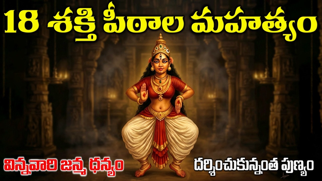 అష్టాదశ శక్తి పీఠాల చరిత్ర | 18 Shakti Peetalu Complete Telugu Guide, Stala Puranas Devotional Facts