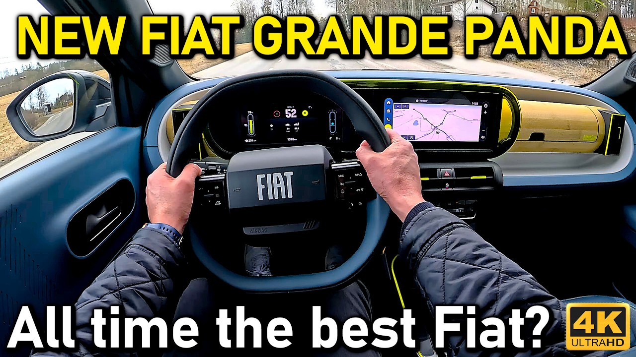 NEW Fiat Grande Panda Electric POV Test Drive [2025]
