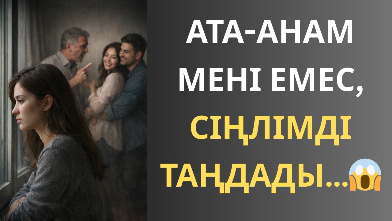 Ата-анам сіңлім үшін мені құрбан етті…