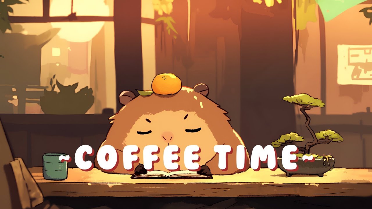 Capybara Lofi Zone - Relaxing Jazz Hop Collection ~ Calm Energy ~ 🦫 ✨ 🌙