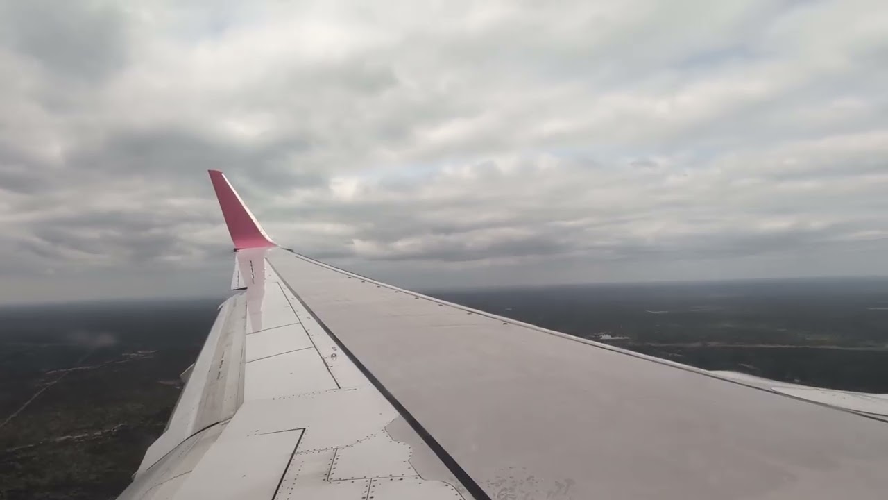 Atterrissage Hoedspruit FlySafair B737-800