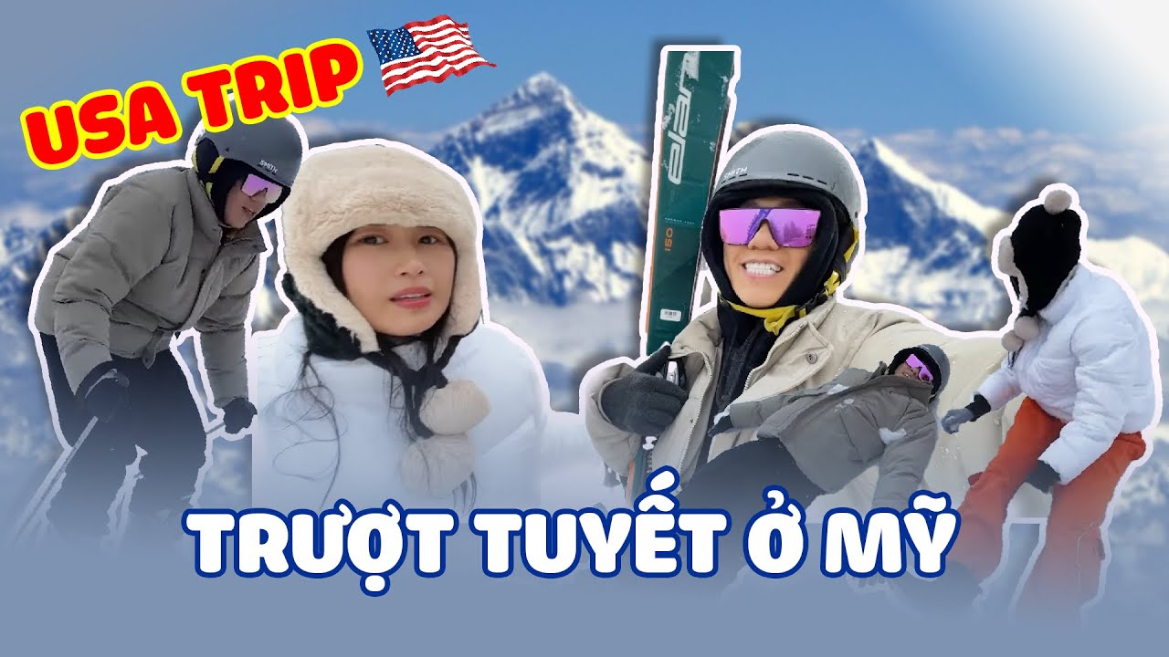 Anh Đức - Anh Phạm Vlog ❤ | Lần Đầu Trượt Tuyết Ở Mỹ, Thử Thách Chính Mình 🇺🇸
