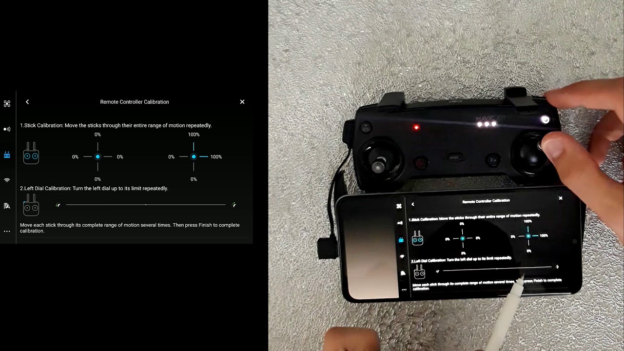 Mavic Air Remote Controller Calibration Problem