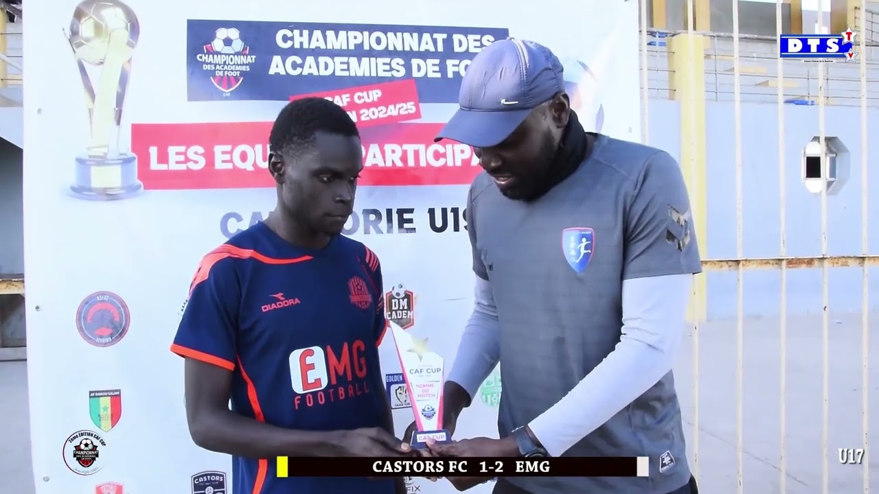 CAF-CUP -U17 Résumé du match CASTORS FC   1-2   EMG
