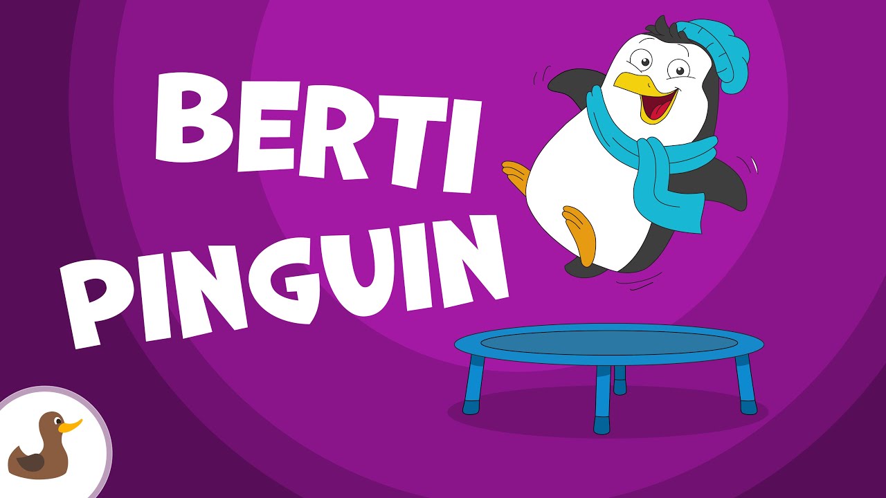 🎶 Pinguinlied | Berti Pinguin (auf seinem blauen Trampolin) | Sebastian Falk | Sing Kinderlieder