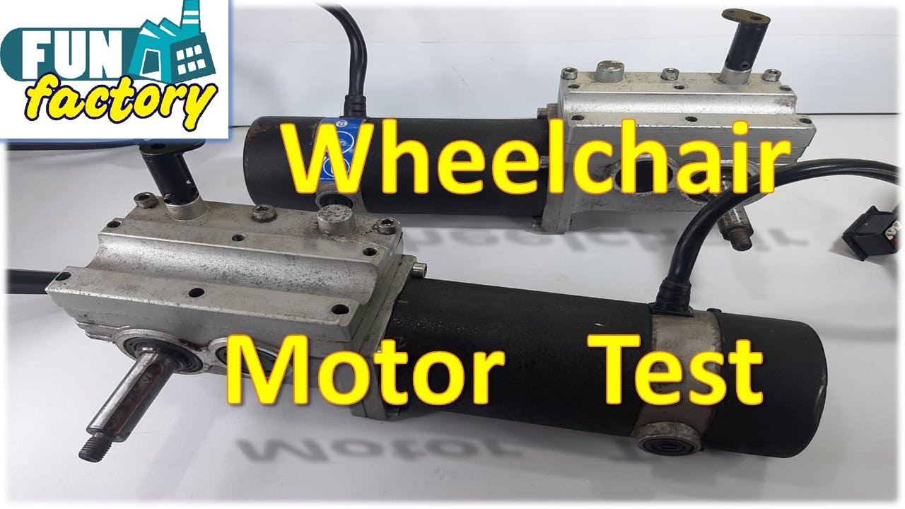 Probando motor DC (silla de ruedas) para proyectos de robótica y control