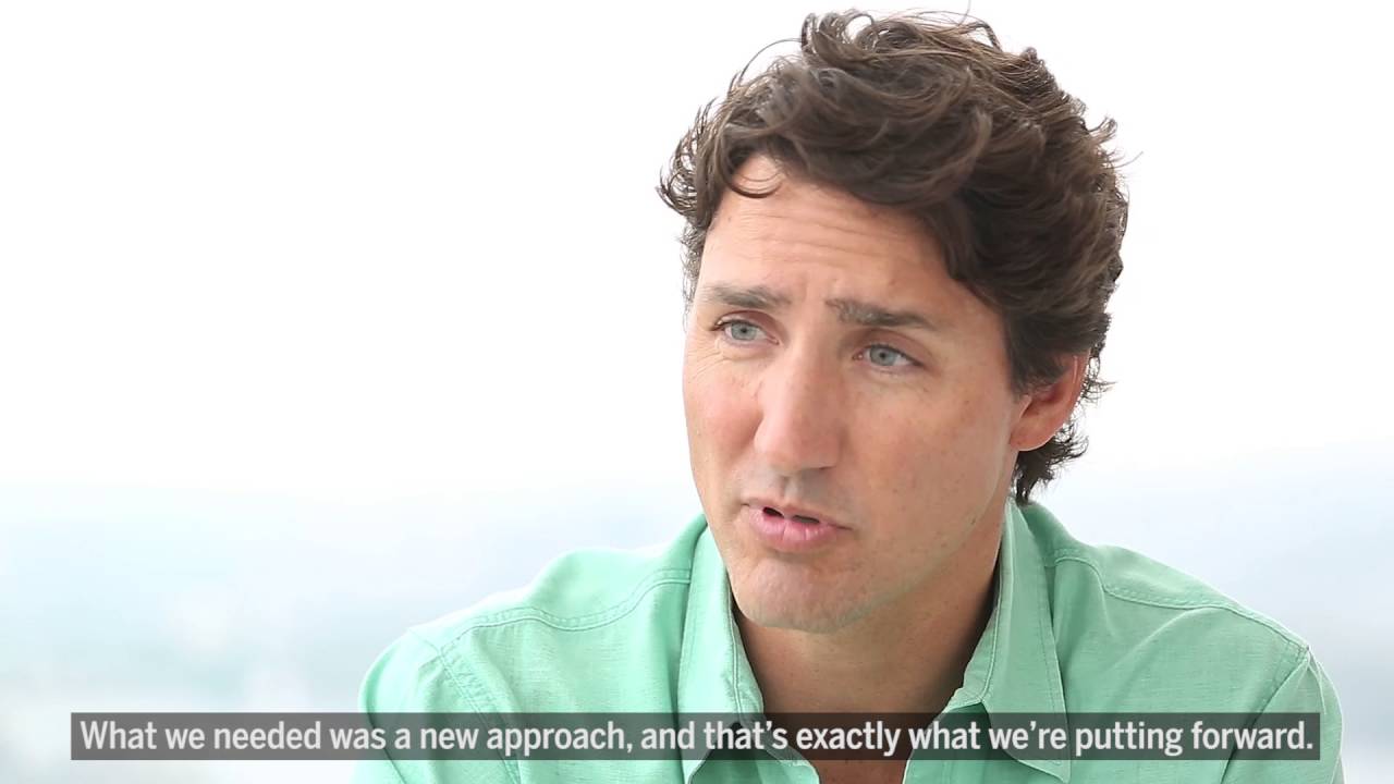 Justin Trudeau on his constant visibility (with captions)
