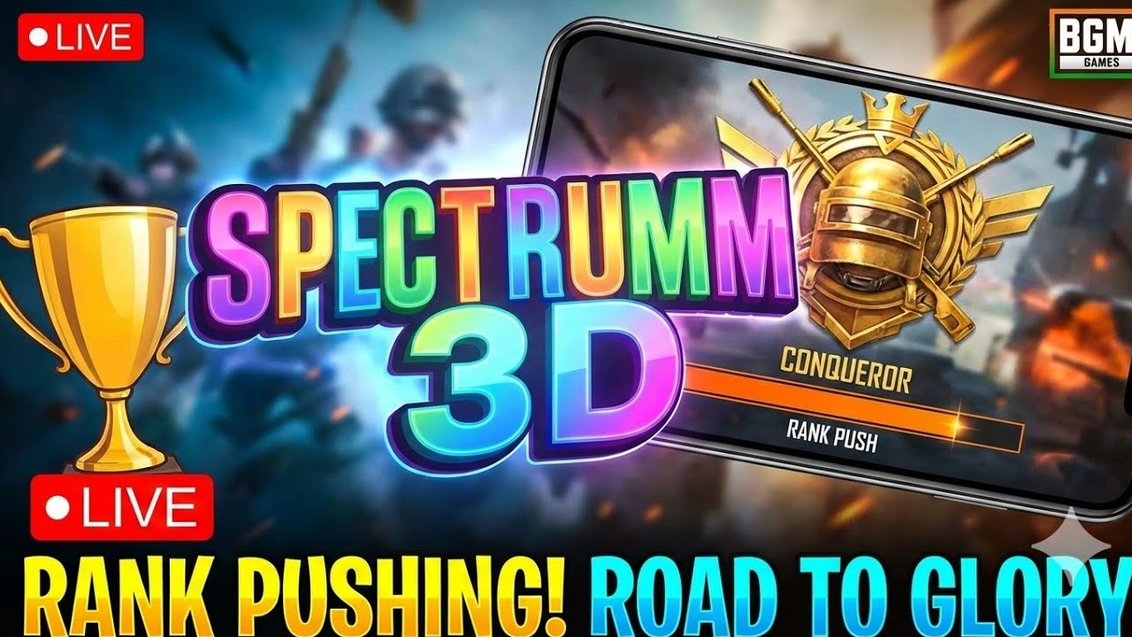 Spectrumm 3D is live bgmi live #bgmi #bgmilive #rushgameplay