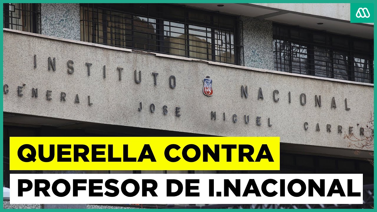 Por presunta colaboraci&oacute;n en disturbios: Querella contra profesores de Instituto Nacional