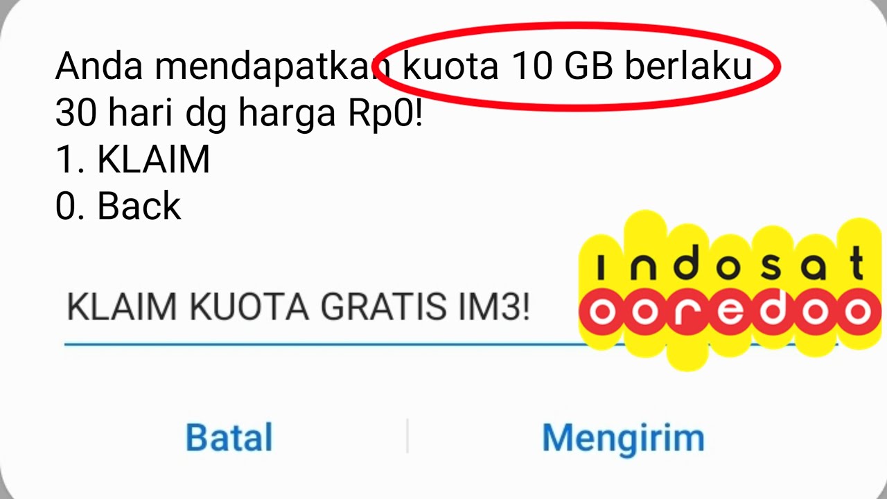Cara Mendapatkan Kuota Gratis Indosat Terbaru 2025