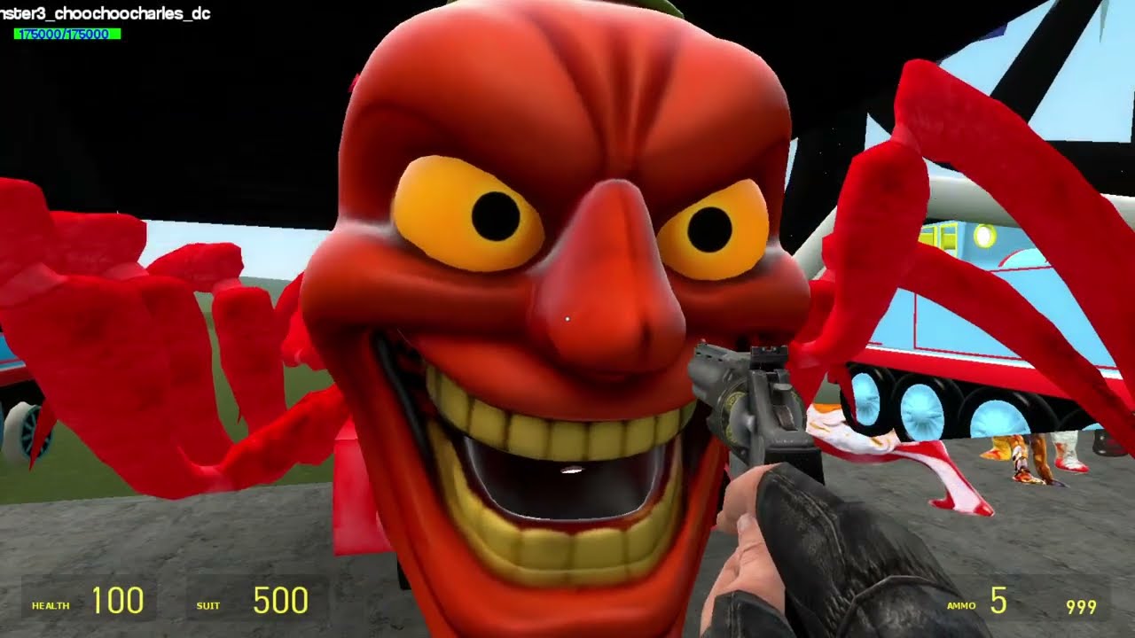 Building a Thomas Train Chased By Cursed Thomas and Friends,Choo Choo Thomas Attack in Garry's Mod