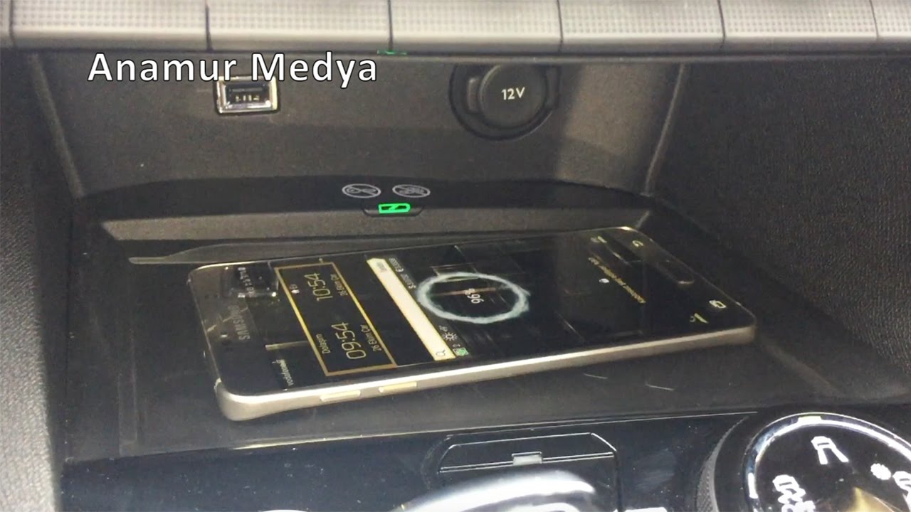 Arabada kablosuz telefon şarj etmek (Yeni Peugeot 3008)