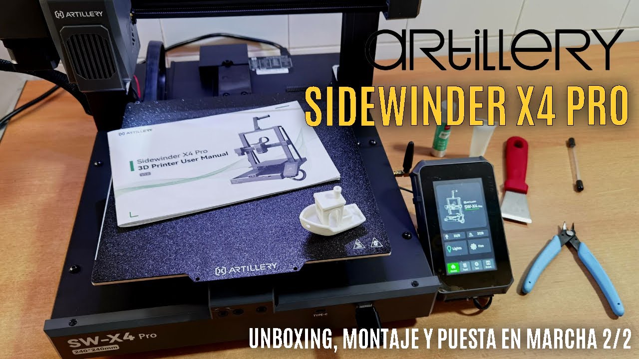 ✅ ARTILLLERY SIDEWINDER X4 PRO | PUESTA EN MARCHA, CONFIGRACIÓN Y PRIMERAS PRUEBAS