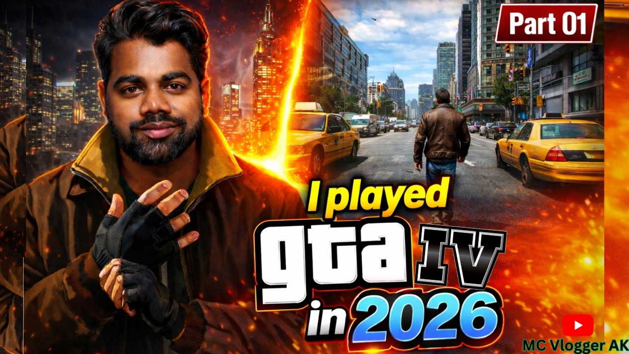 I played GTA IV in 2026 and It's AMAZING | GTA 4 Gameplay (Part 01) | MC VLOGGER AK | #gta #gta4