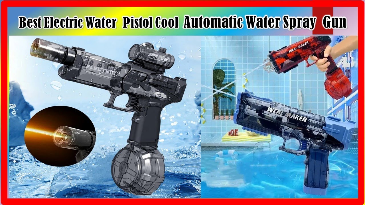 ✅Best Electric Water Pistol Cool Automatic Water Spray Gun. | Top 5 2025