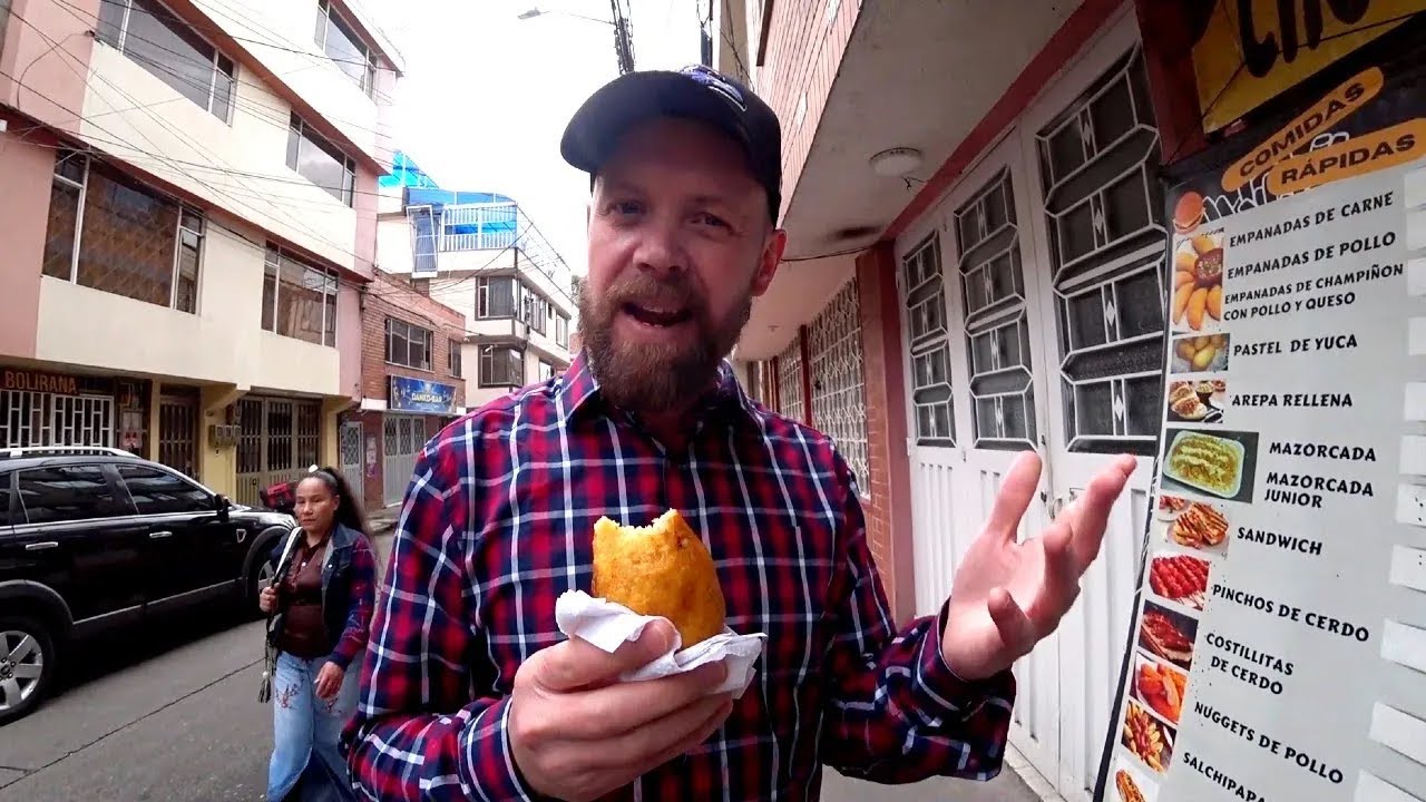 The BEST Street Food in Bogota Colombia!