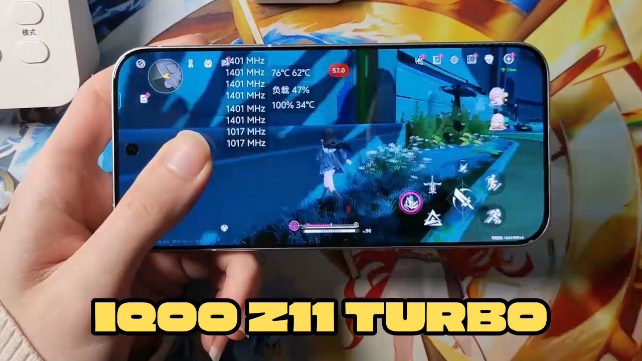 iQOO Z11 Turbo — распаковка, игра в Genshin Impact и тест на нагрев.