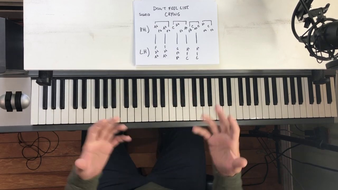 Don't Feel Like Crying Piano Tutorial Sigrid