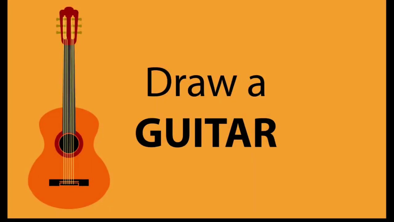 Illustrator  How to draw a Guitar