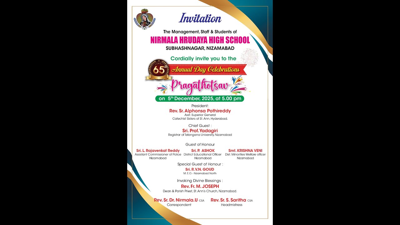 Nirmala Hrudaya High school 65th Annual Day Celebrations