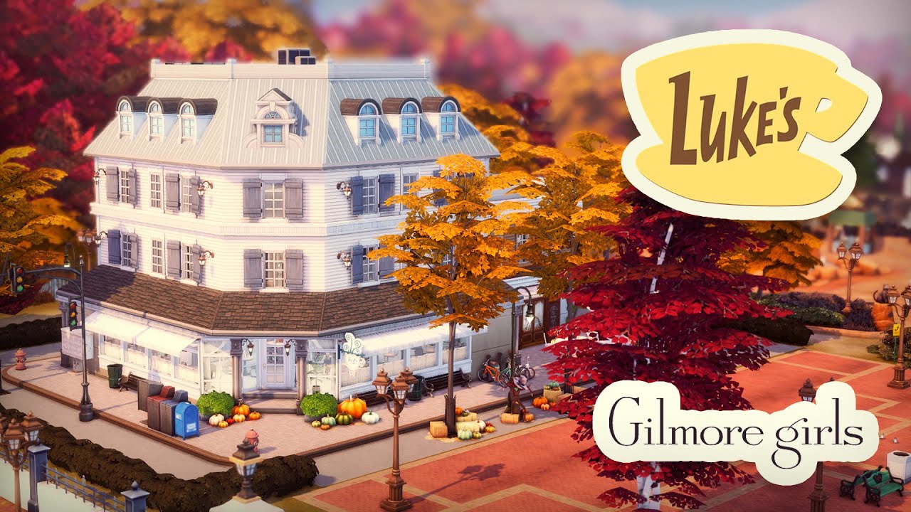 Gilmore Girls: Luke's Diner ☕️ || The Sims 4 Speed Build