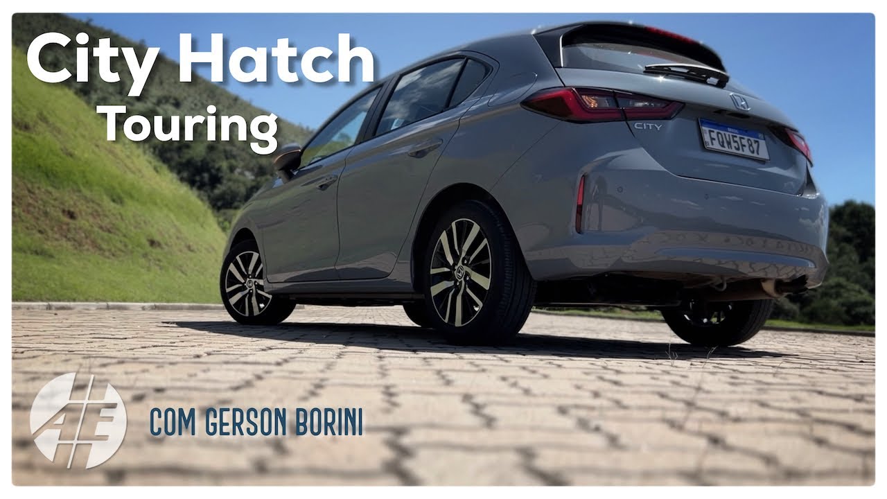 Honda CITY Hatch Touring. Avalia&ccedil;&atilde;o completa com Gerson Borini. #Honda #City #Hatch
