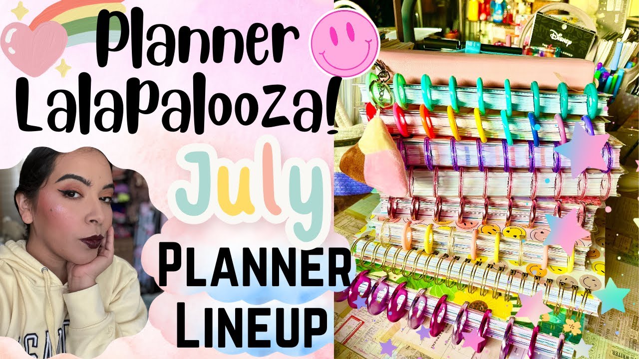 MY RIDICULOUS JULY PLANNER LINEUP 💖🌸🌈