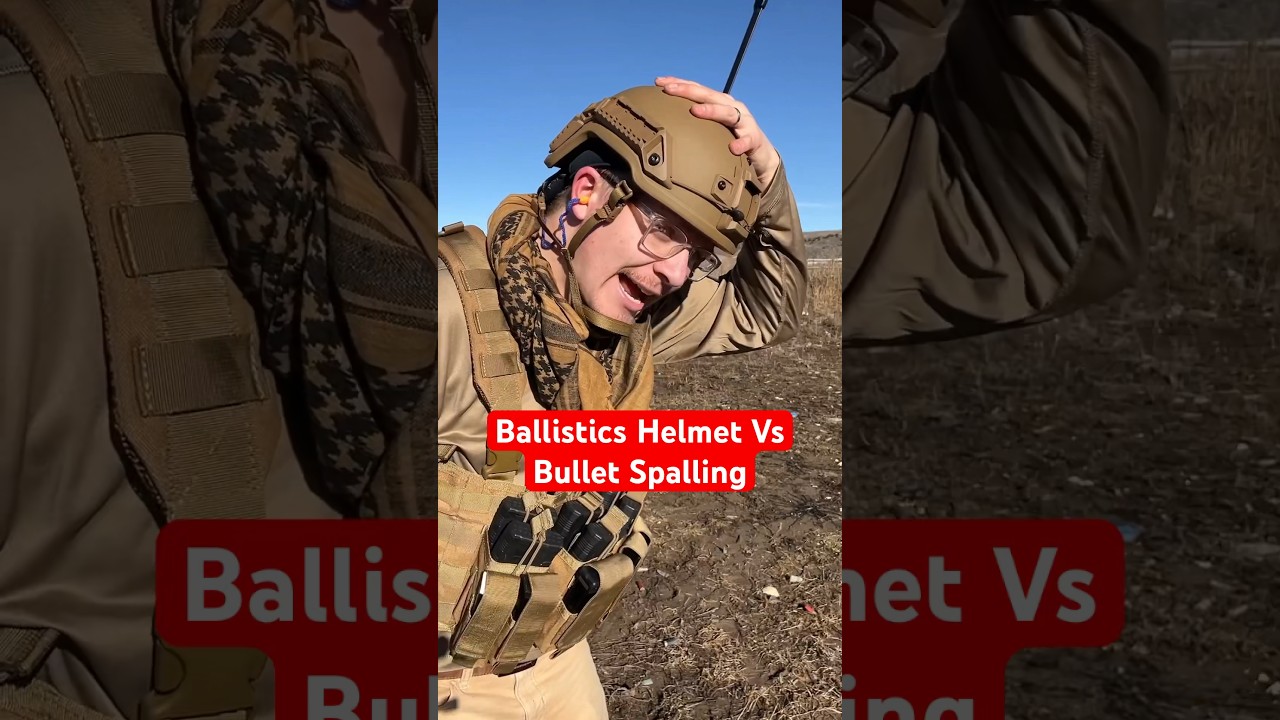 Rifle Spalling VS Level 3 Helmet (Will It Stop The Fragments?) #civtac #demolitionranch #gun