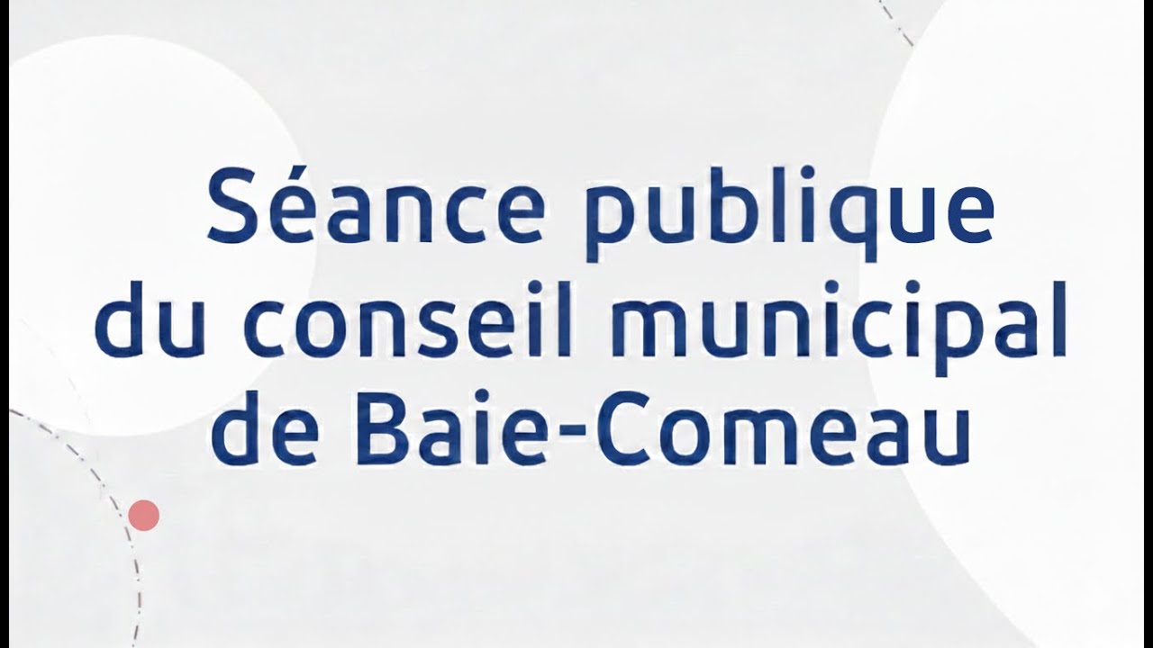 Conseil municipal Ville de Baie-Comeau - Émission 01 - 19 janvier 2025 - nousTV Baie-Comeau