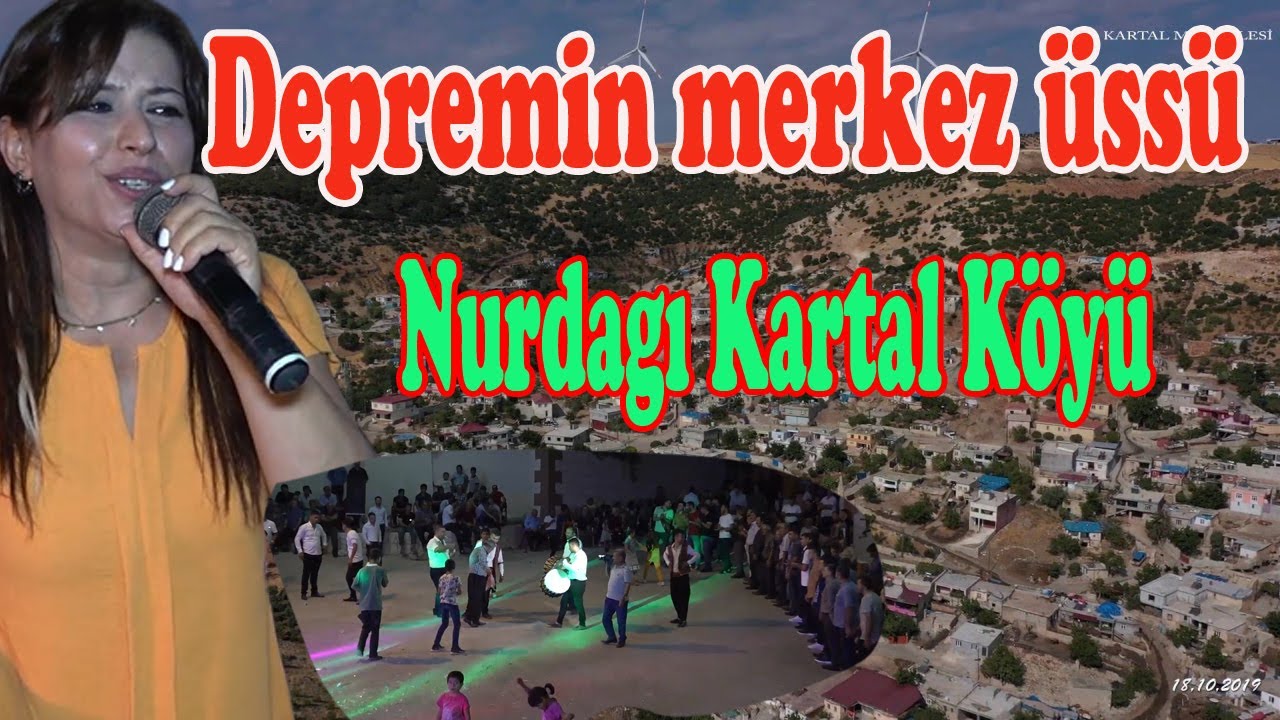 DEPREMİN MERKEZ ÜSSÜ NURDAĞI KARTAL KÖYÜ ŞİMDİ YERLE BİR O GÜZEL GÜNLER TEKRAR GELECEK