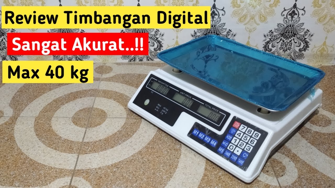 Timbangan digital 40kg terbaik sangat akurat Review lengkap