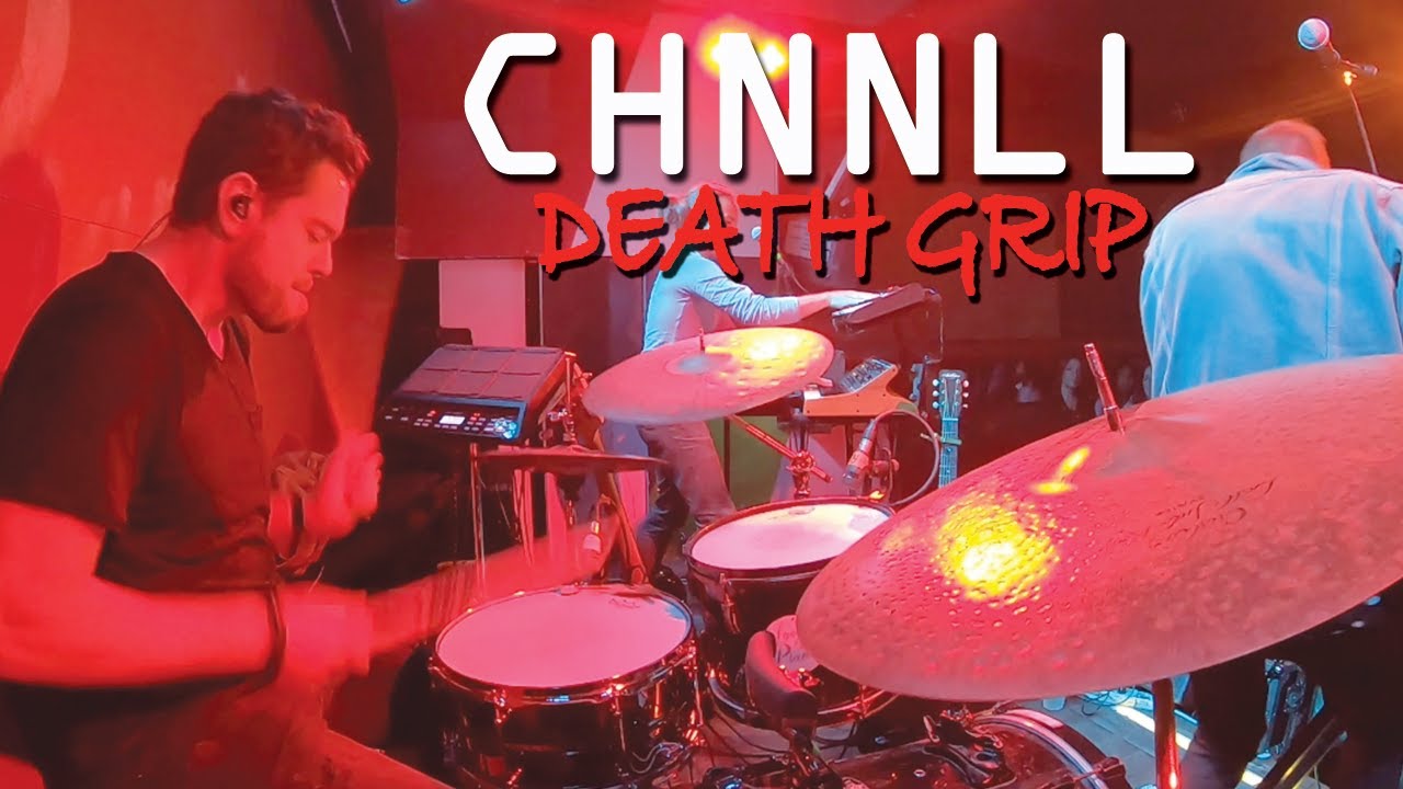 CHNNLL - Death Grip - Live @ Pianos (NYC) [DRUMCAM]
