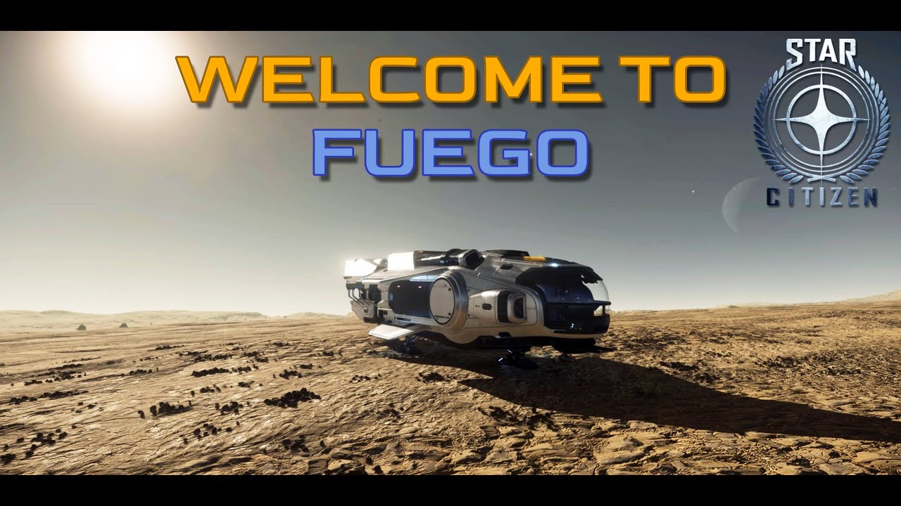 Star Citizen: Fly over Fuego on Pyro and landing
