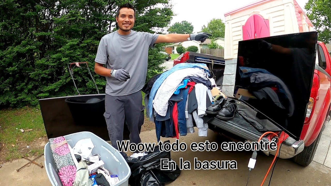 Lo que tiran a  la basura en USA Ropa y zapatos de marca