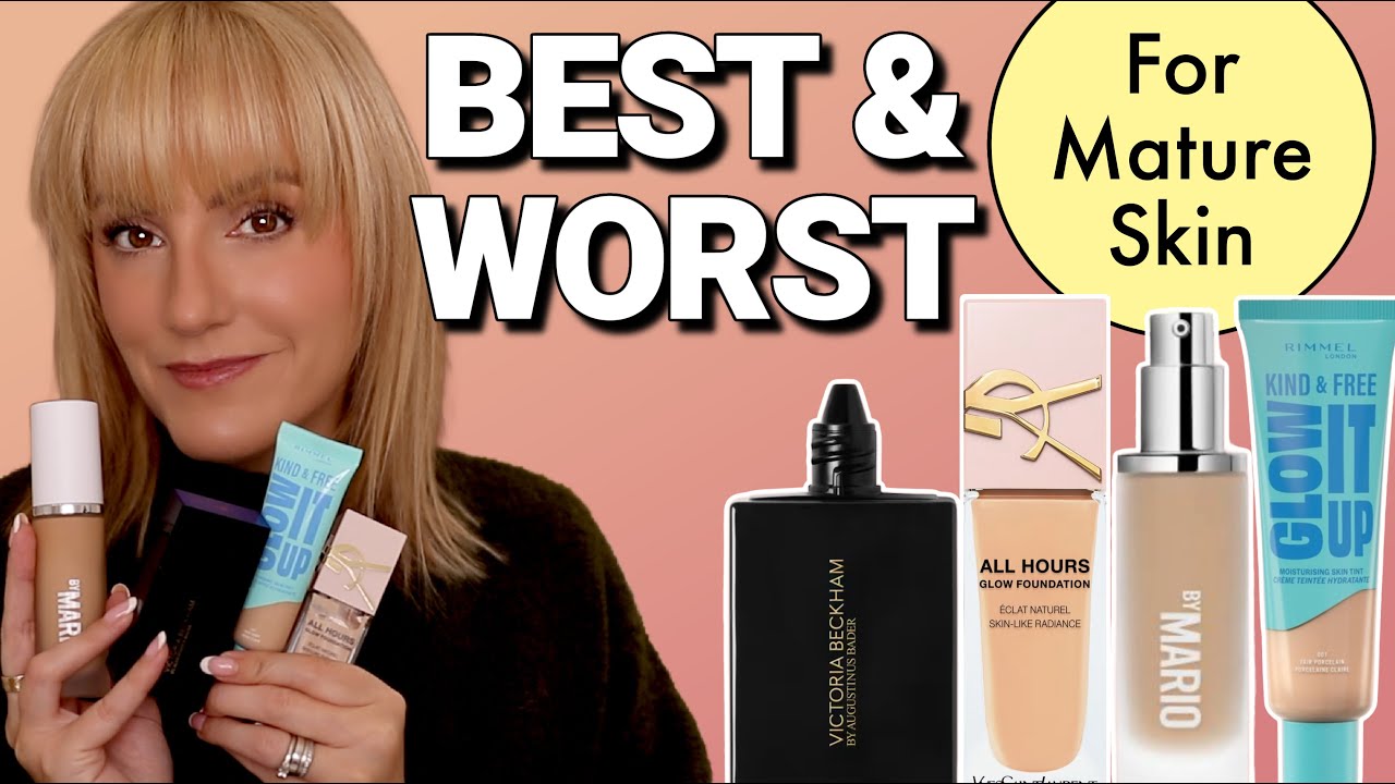 Trying 4 New Foundations on Mature Skin – Which One Wins?