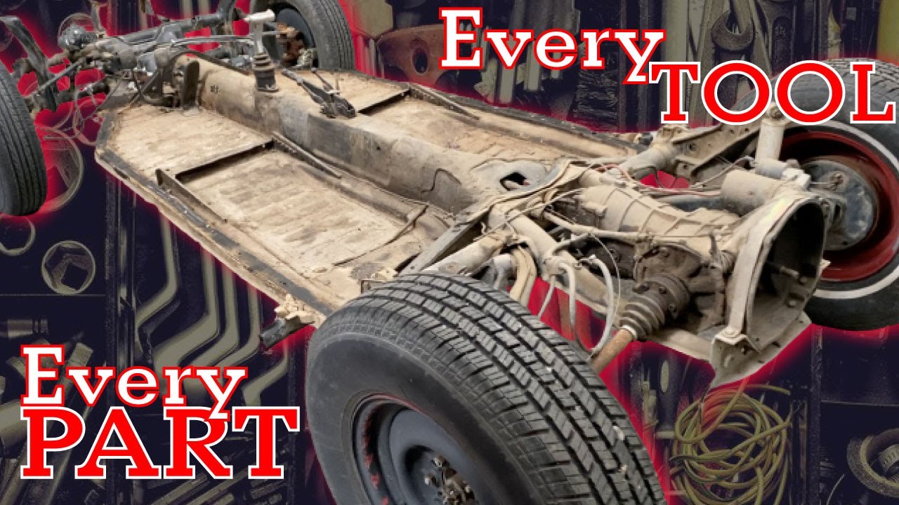 How to disassemble a Classic Volkswagen Beetle Chassis - Every Tool, Every Part