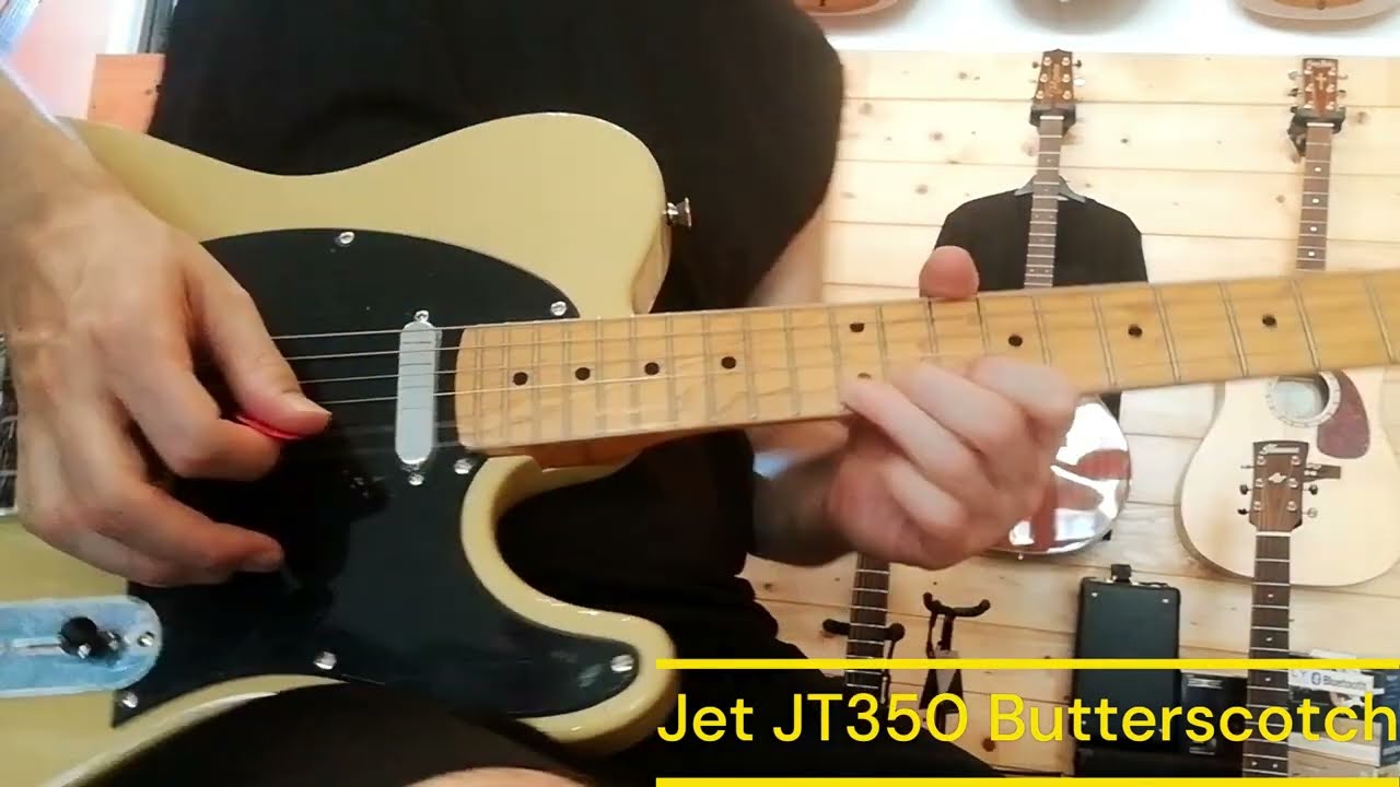 Jet JT350 butterscotch - blues solo