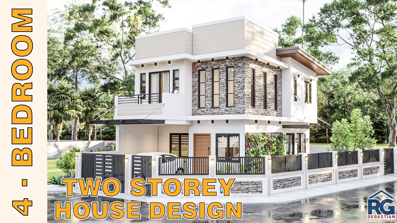 4 Bedroom Two Storey House Design