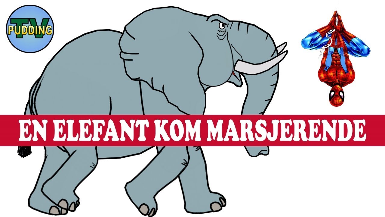 En elefant kom marsjerende - Norske barnesanger