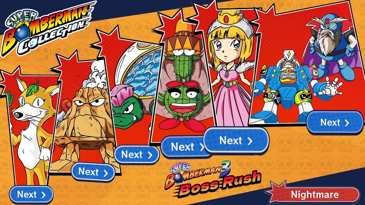 Super Bomberman Collection - Boss Rush - Super Bomberman 3 (Nightmare difficulty)
