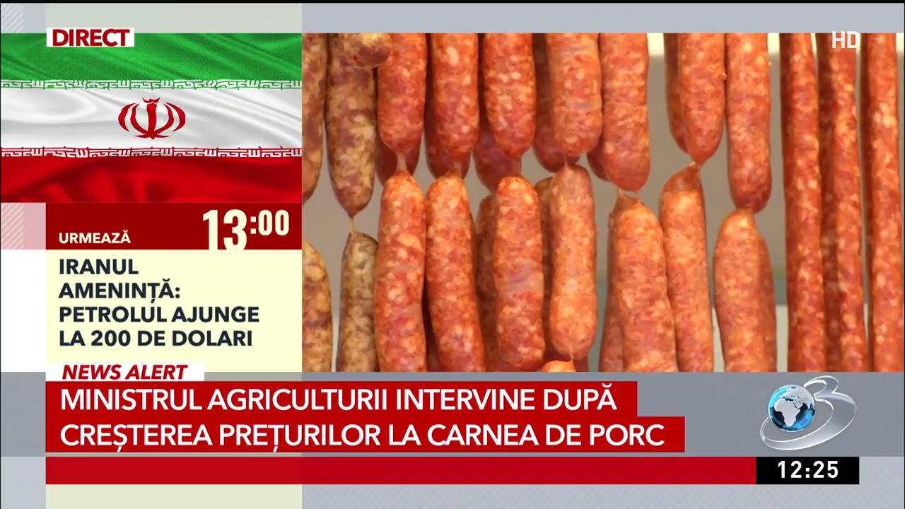 Ministrul Agriculturii intervine după creșterea prețurilor la carnea de porc