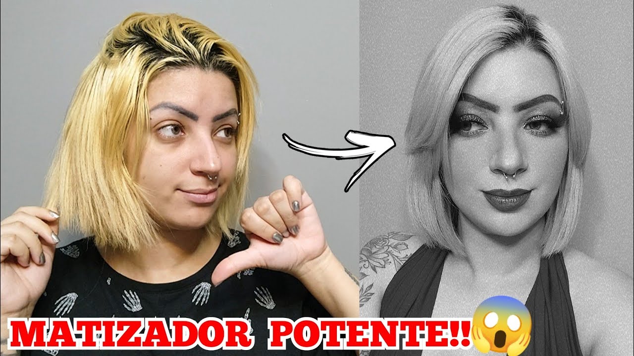 MATIZEI MEU CABELO AMARELO COM A LINHA *Maycrene Matizador Platinum* DEU CERTO?